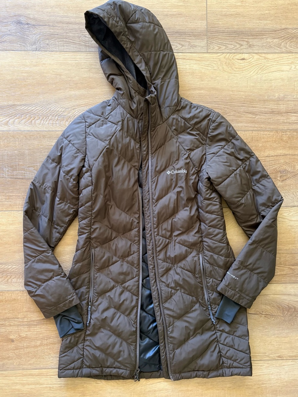 Columbia Women's Hooded Puffer Jacket - Brown